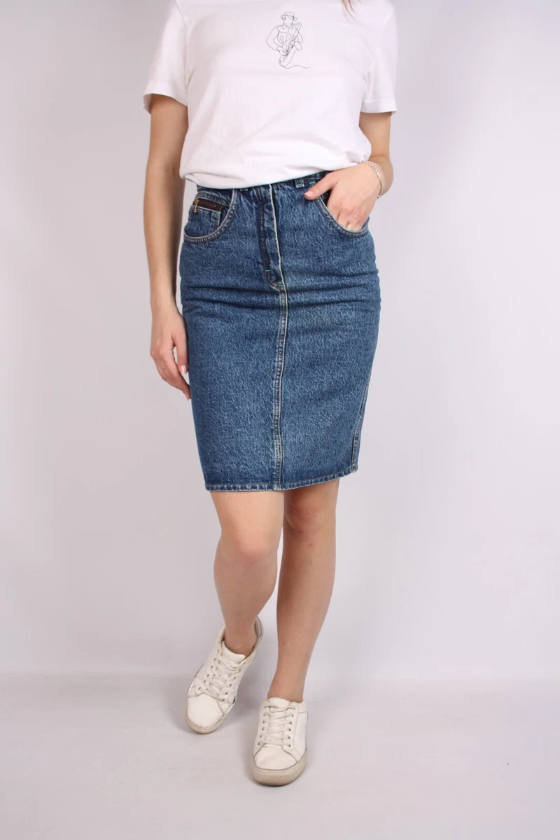 Denim Pencil Skirt – Tru Blue