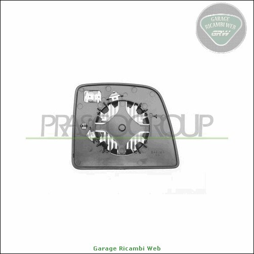 GRWFD9367514-PRS Vetro piastra specchio GRW Sx Sinistro per FORD TOURNEO