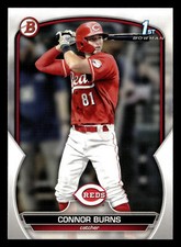Connor Burns 2023 1st Bowman Draft #BD-159 Cincinnati Reds ROOKIE RC