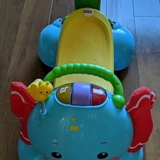 Fisher price 3 in on sale 1 ride on elephant