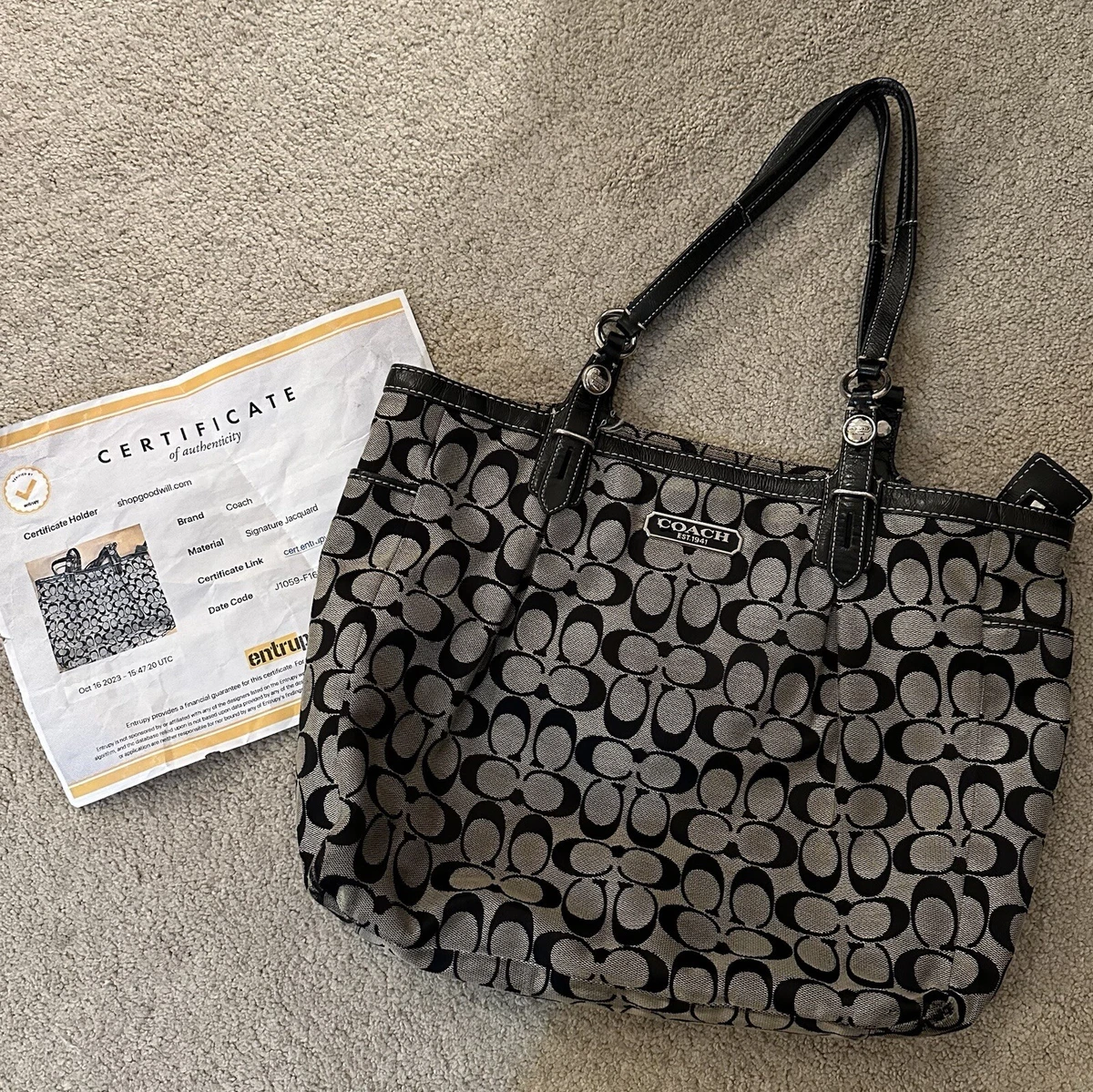 Coach medium tote bag sale