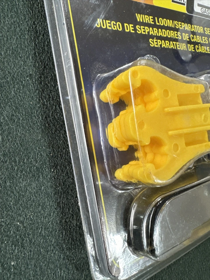 Mr Gasket 9715 Yellow Spark Plug Wire Loom Separator Kit - Image 2 of 4