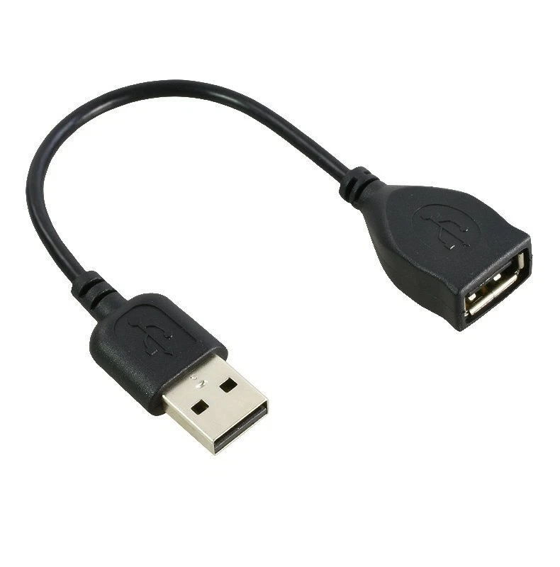 USB2.0 Extension Cable A Male to A Female Data Charger Lead 10cm 30cm 50cm 100cm - Image 3 of 4