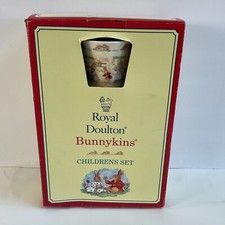Vintage 1994 Royal Doulton Bunnykins, 3 Piece Children's Bowl, Mug,  Plate Set