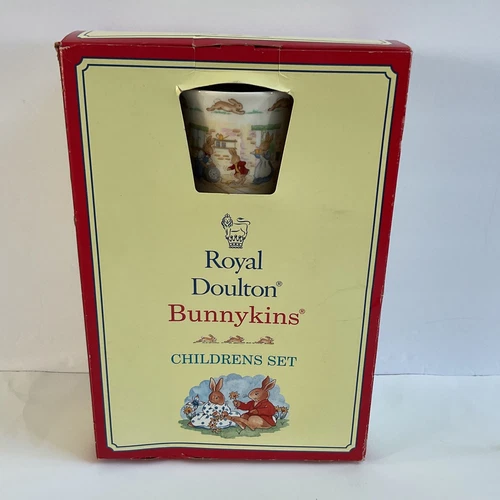 Vintage 1994 Royal Doulton Bunnykins, 3 Piece Children's Bowl, Mug, & Plate Set