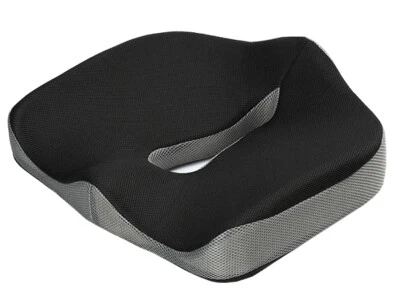ORTHOLOGICS Memory Foam Seat Cushion Pillow Pad Coccyx Sciatica Hemorrhoids Back Pain OL24