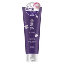 KOSE SEKKISUI White Washing Cream Moisturizing Facial Foam Cleanser 120g