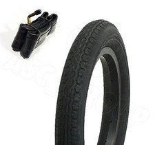 Pram Pushchair Tyre Bike Tire - 10" x 2" Inch & Bent Valve Schrader Tube