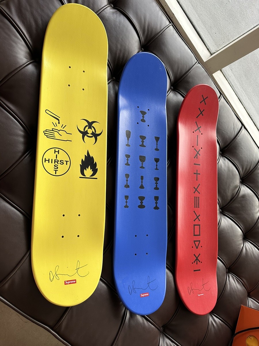 SUPREME DAMIEN HIRST SKATEBOARD DECK 4枚 A FULL SET OF DAMIEN HIRST 'SPIN' & 'SPOTS' SKATEBOARDS