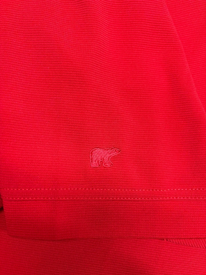 Jack Nicklaus Mens Pullover Knit Short Sleeve Red Polo Shirt 4X 4XL XXXXL - Image 3 of 4