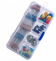 Electronics Component Pack W/ Resistors Leds Switch Potentiometer Electronics Component Pack W/ Resistors Leds Switch Potentiometer