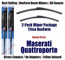 2pk Super-Premium NeoForm Wipers fit 2004-2012 Maserati Quattroporte 16260/180