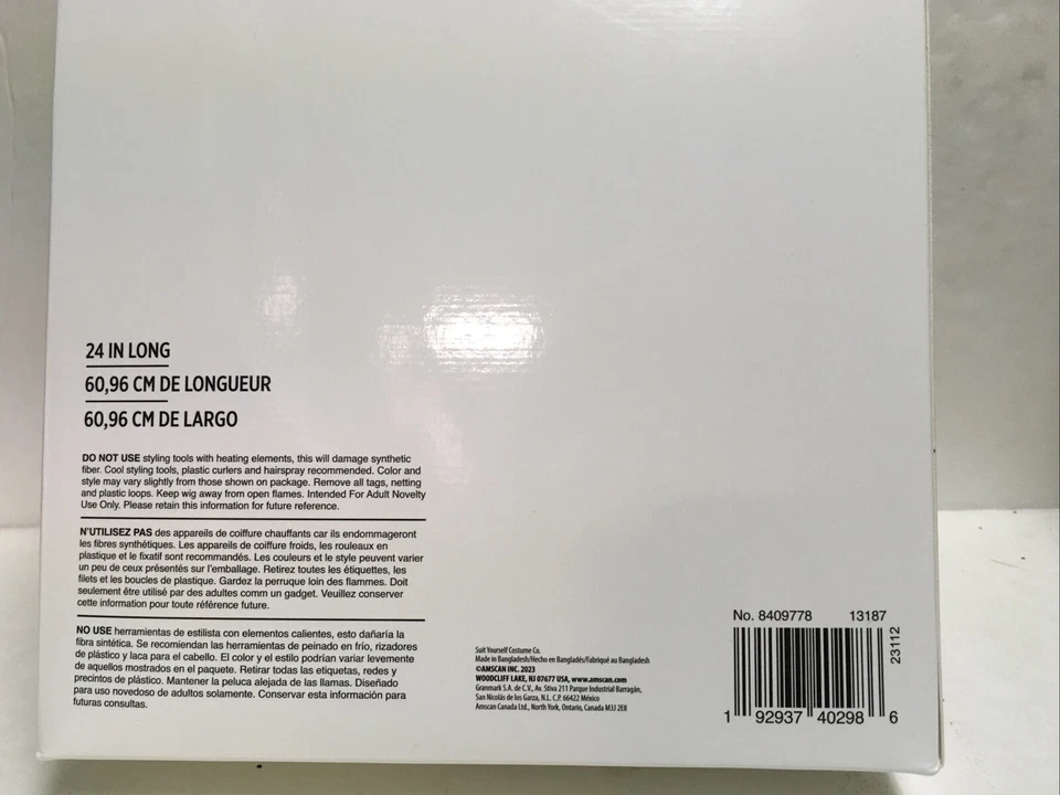 Peruca longa tonal verde terno você mesmo fantasia vestido Halloween adulto fantasia acessório - Imagem 2 de 2