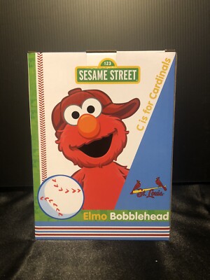 St. Louis Cardinals Elmo Bobblehead - Sesame Street Day 5/7/23 - NIB INSURED