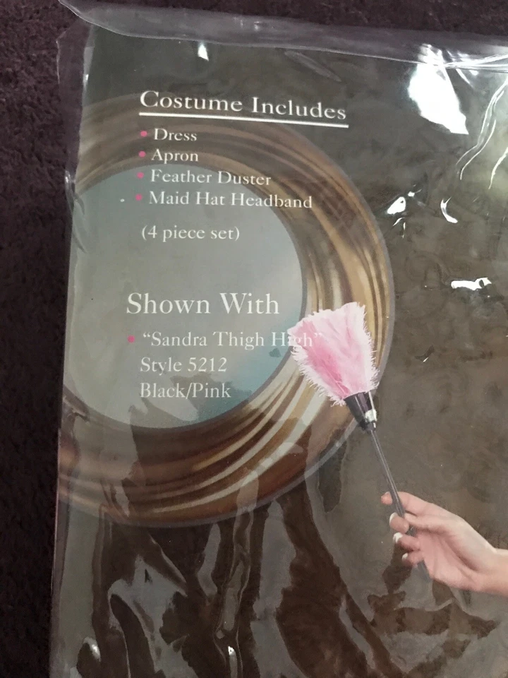 Meias de rede bônus Halloween Dreamgirl Maid Dust Rose! - Imagem 2 de 4