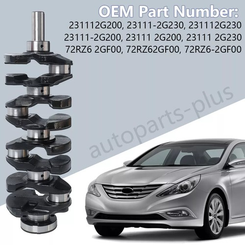 For Hyundai Sonata Kia Sorento 2.4L Engine Crank shafts/ Rods/ Pistons/ Bearings - Picture 10 of 25