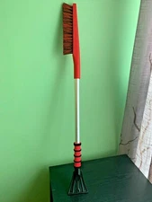 Mallory 35" Inch Snow Brush (Integrated Ice Scraper, Aluminum, Foam Handle)