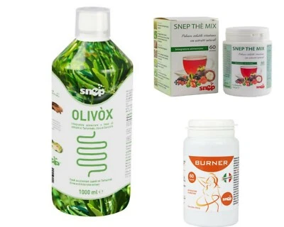 SNEP Olivox Burner The Mix (3 items) from Italy Genuine