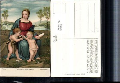 321268,Stengel Co 20849 Künstler Raffaelo Santi Religion Madonna m. d. Stieglitz
