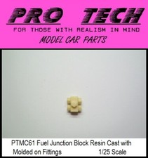 Ptmc 61 Fuel Junction Block Resin Cast 125 Drag Race Lbr Model Parts Pro Tech