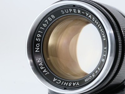 Rare Yashica Super Yashinon 5Cm F/1.8 L39 Lens 2 | eBay