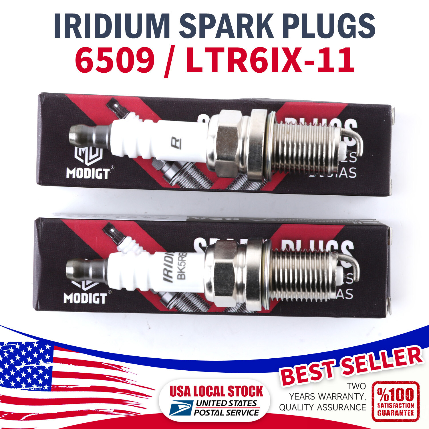 8X High Performence Iridium Spark Plugs FOR NGK 6509 LTR6IX-11 For Ford 2011-15