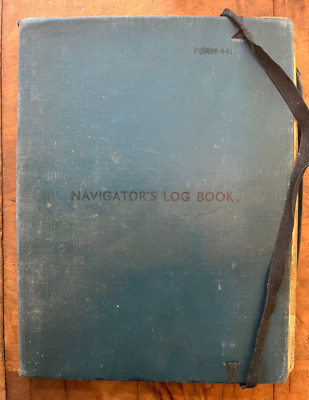 RAF Seefahrer Logbuch Formular 441 um 1950 nicht ausgefüllt