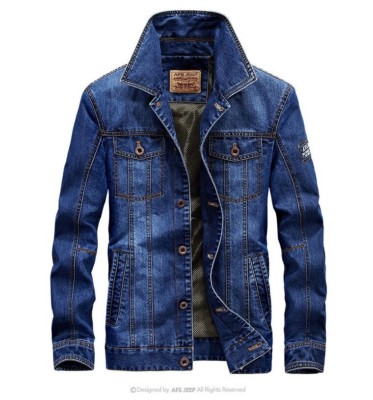Hot Men's fashion denim jacket coat casual jean jackets coat