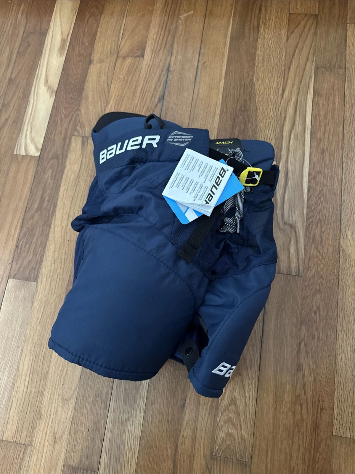Pantalon de hockey Bauer Supreme Mach bleu jeune taille M
