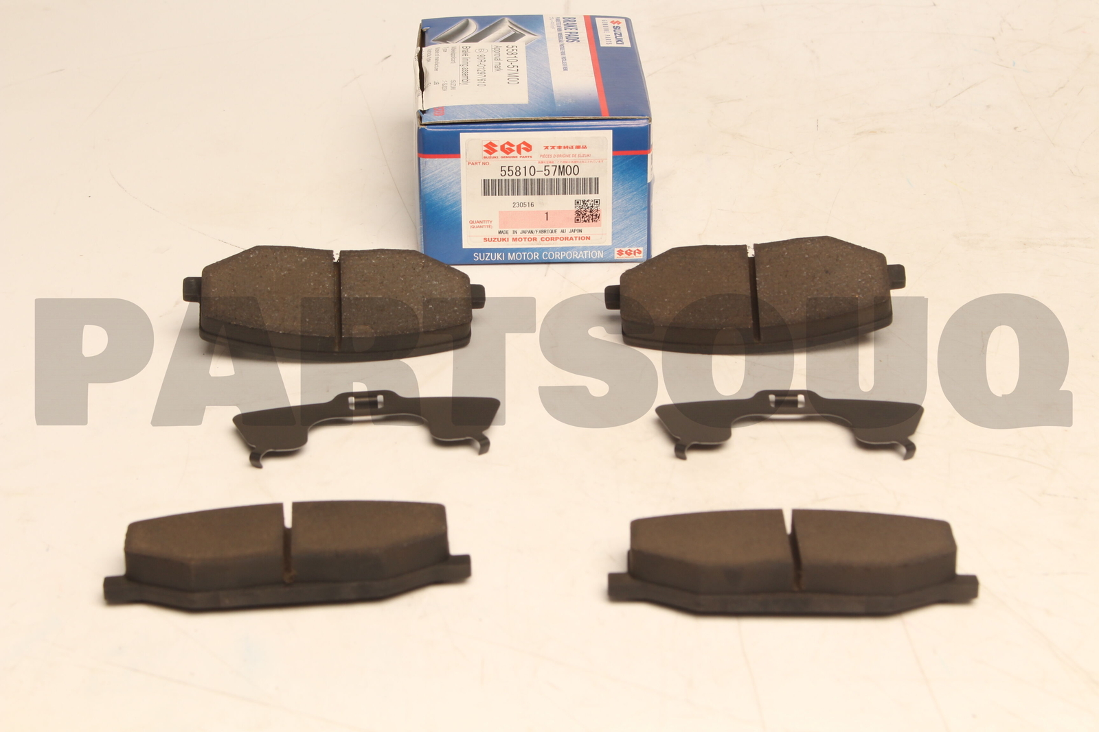 5581057M00 Genuine Suzuki PAD SET,DISC BRAKE 55810-57M00 | eBay