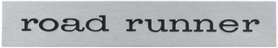 OER Aluminum Dash/Door/Trunk Emblem Insert For 1968-1969 Plymouth Road Runner
