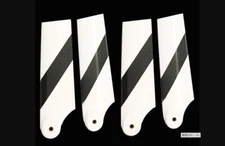 2 pairs 92mm Carbon Fiber Tail Rotor Blades For Align 550 600 Hubschrauber