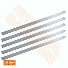 Kebab Shish Skewer Kofte Sis For Grill (46x1.5cm) 5 In Pack Stainless Steel