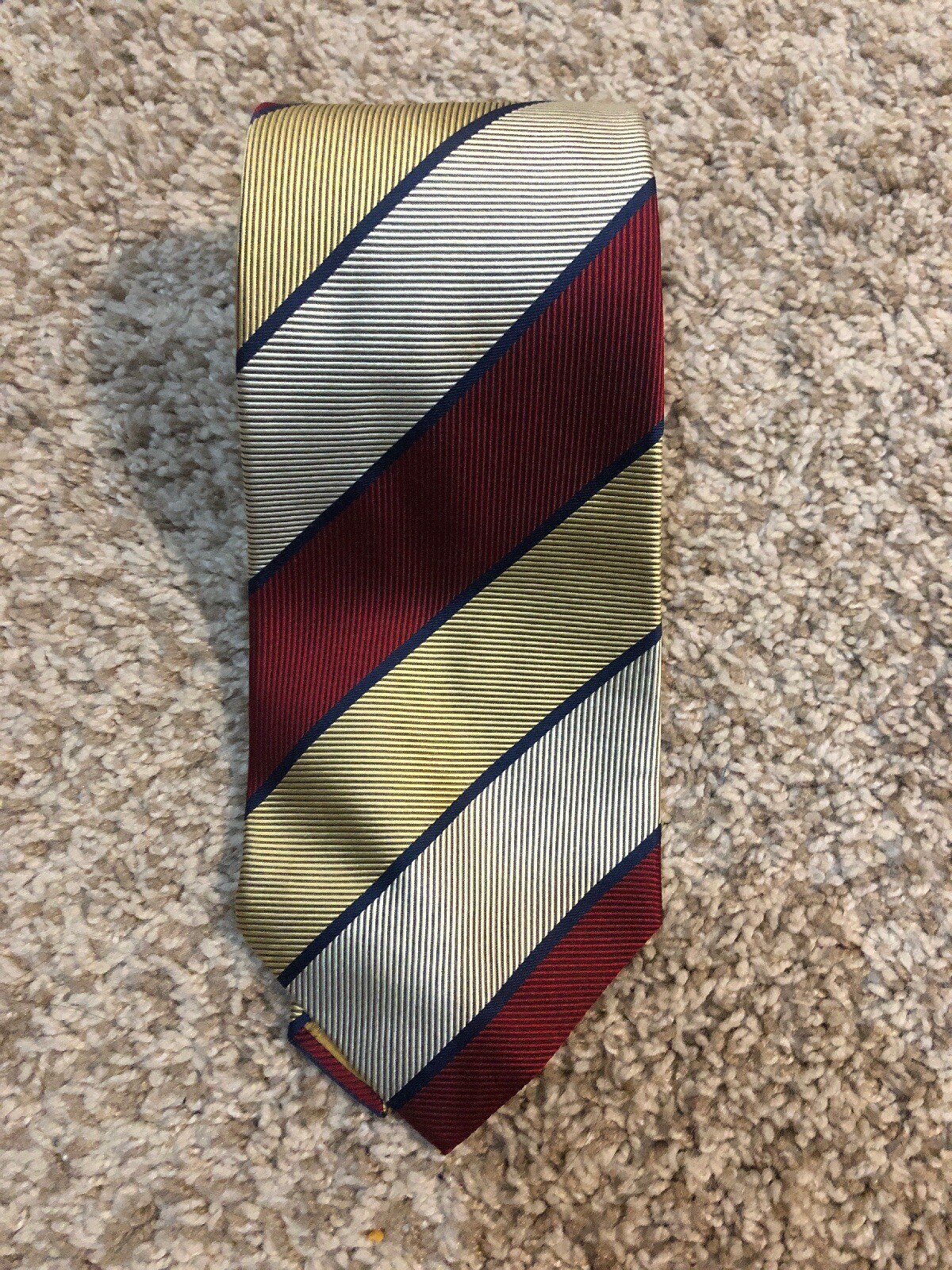 SULKA For BRENNERS Tulsa Mens Neck Tie 100 Silk Jacquard Texture