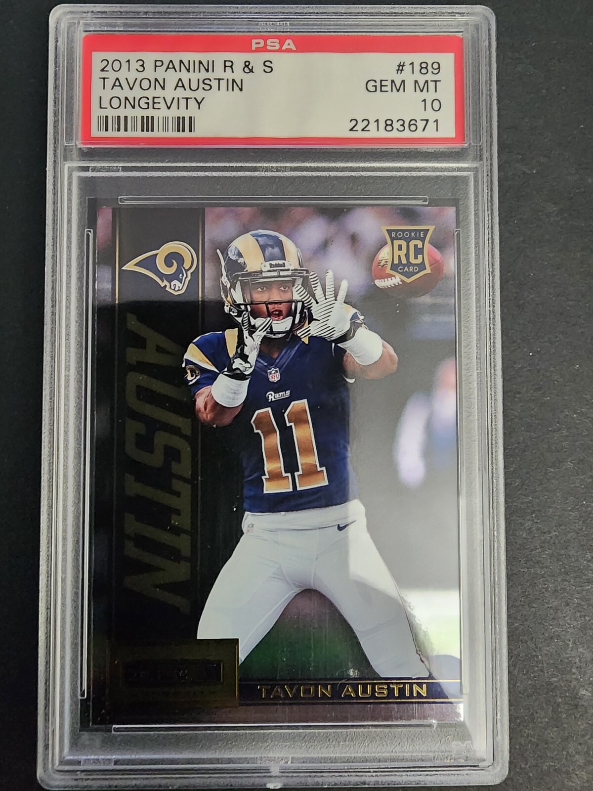 Tavon Austin Panini Rookies & Stars #189 Longevity