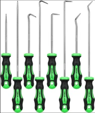8-Piece Mini Hook and Pick Set, 4PCS 8.6'' & 4PCS 5.7'' Precision Automotive Pic