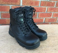 NEW MEN’S 6D DANNER LOOKOUT EMS/CSA 8” TALL BLACK SIDE ZIP SAFETY TOE BOOTS