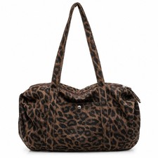 Leopard Tote Print Bag for Women, Cheetah Animal Large, Brown