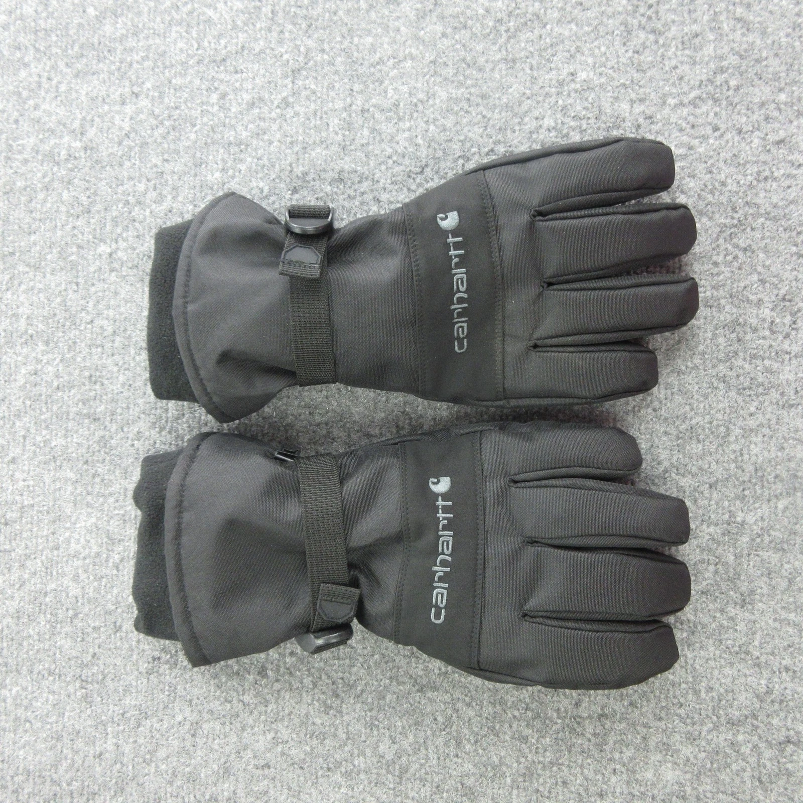 Carhartt Gloves Mens Large Black A511 Insulated Lined Winter Work Grip Snow