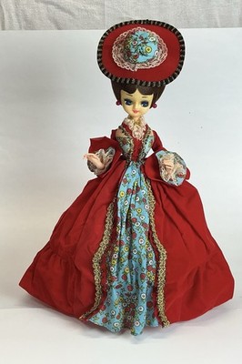 17  Bradley Doll Big Eyed Plastic Base MADE IN KOREA Vintage Some Issues