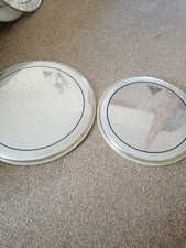 13 + 16 remo pinstripe clear snare tom head skin - aquarian evans meinl