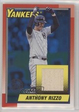 2025 Series 1 1990 Topps Baseball Relics Blue 59/150 Anthony Rizzo #T90R-ARZ 0s2
