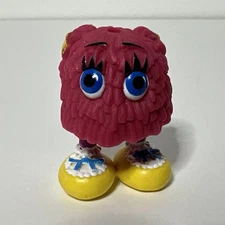 MCDONALDS FRY GUY - Action Figure 1989 Pink Yellow Bows Shoes E46