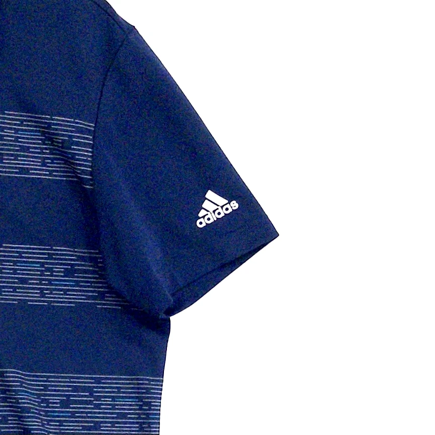 Adidas Men's M Golf Polo Navy Stripe Myrtle Beach National - Image 3 of 4