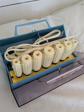 Vintage CLAIROL KINDNESS Hot Rollers Instant Hairsetter With Clips TESTED