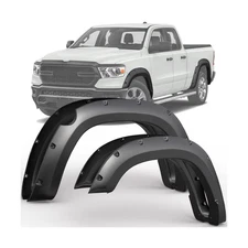 YITAMOTOR Fender Flares, Compatible with 2019-2024 Ram 1500 Double & Crew Cab...