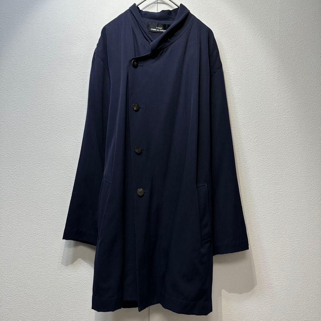 90s COMME des GARÇONS belted wool coat s-l1200.jpg
