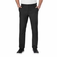 NWOT Greg Norman Men's 30x30 Black Stretch Straight Golf Pants