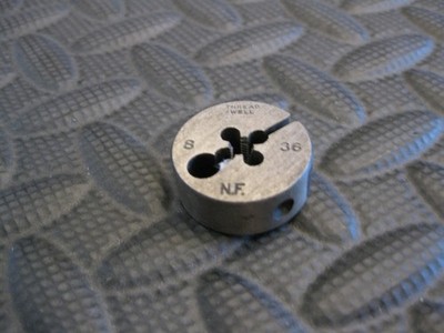 #8-36 NF Round Split Thread Die 1'' Threadwell
