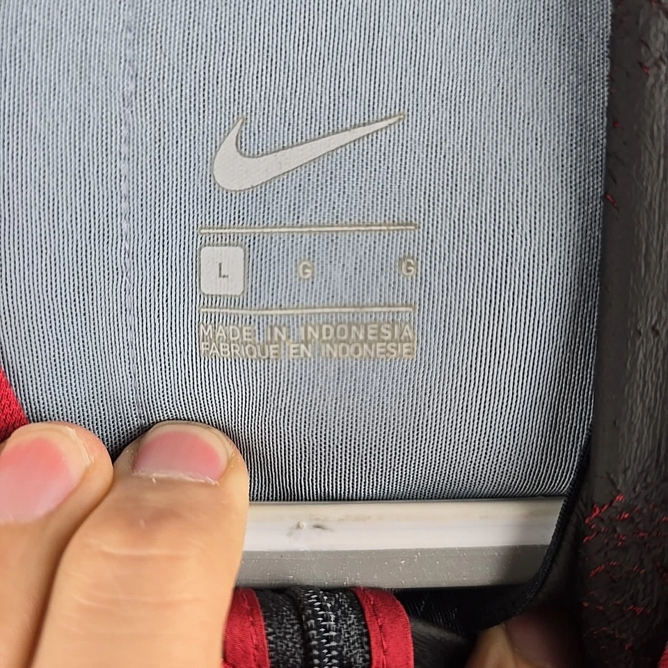 Harvard Jacket Mens Large Red NCAA College Lacrosse Nike Pullover Y2K Hooded - Image 4 of 4